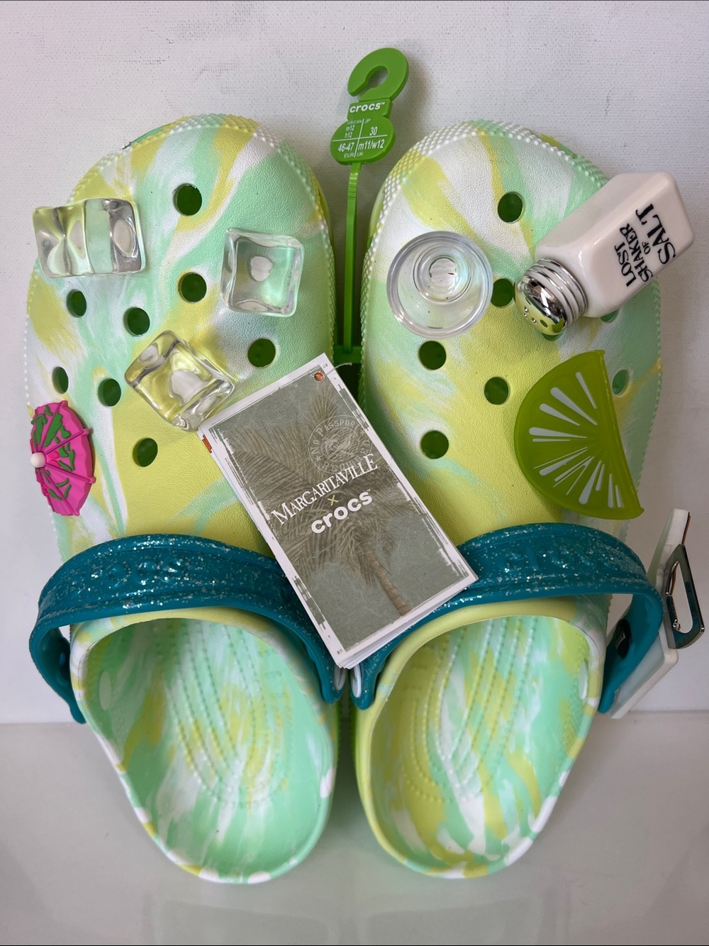 NWT Crocs Margaritaville Jimmy Buffett Lime Green Limited Edition Men Size 12